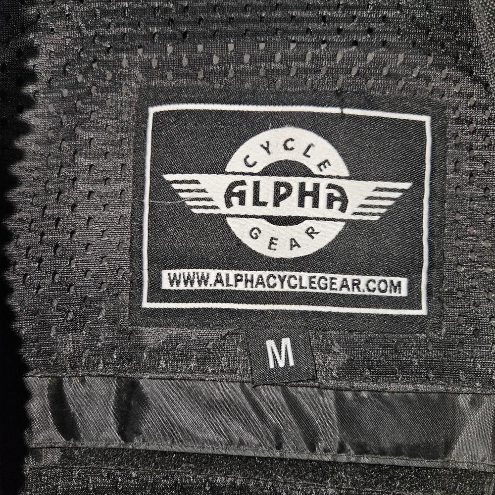 Alpha Cycle Gear Armored Mesh Motorcycle Jacket - EUC - Size M - Picture 5 of 5